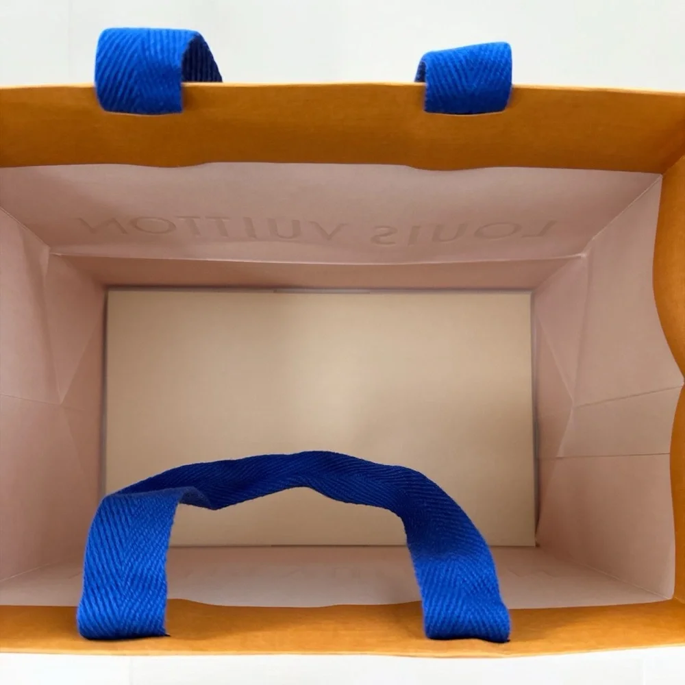 Authentic Louis Vuitton Orange Gift Bag